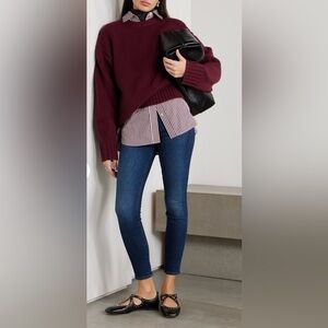 MOTHER Looker High-Rise Skinny Jeans Dark Wash Coffee Size 27 ❤️